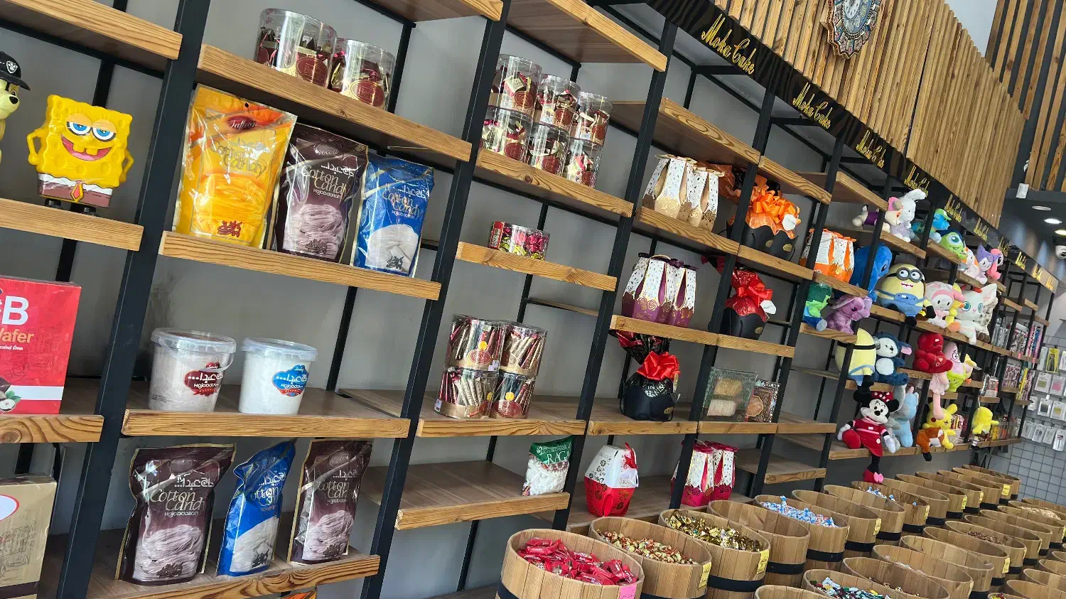 قفسه و دکور اهنی برای قنادی و هر شغلی|فروشگاه و مغازه|اندیشه, اندیشه فاز ۳|دیوار