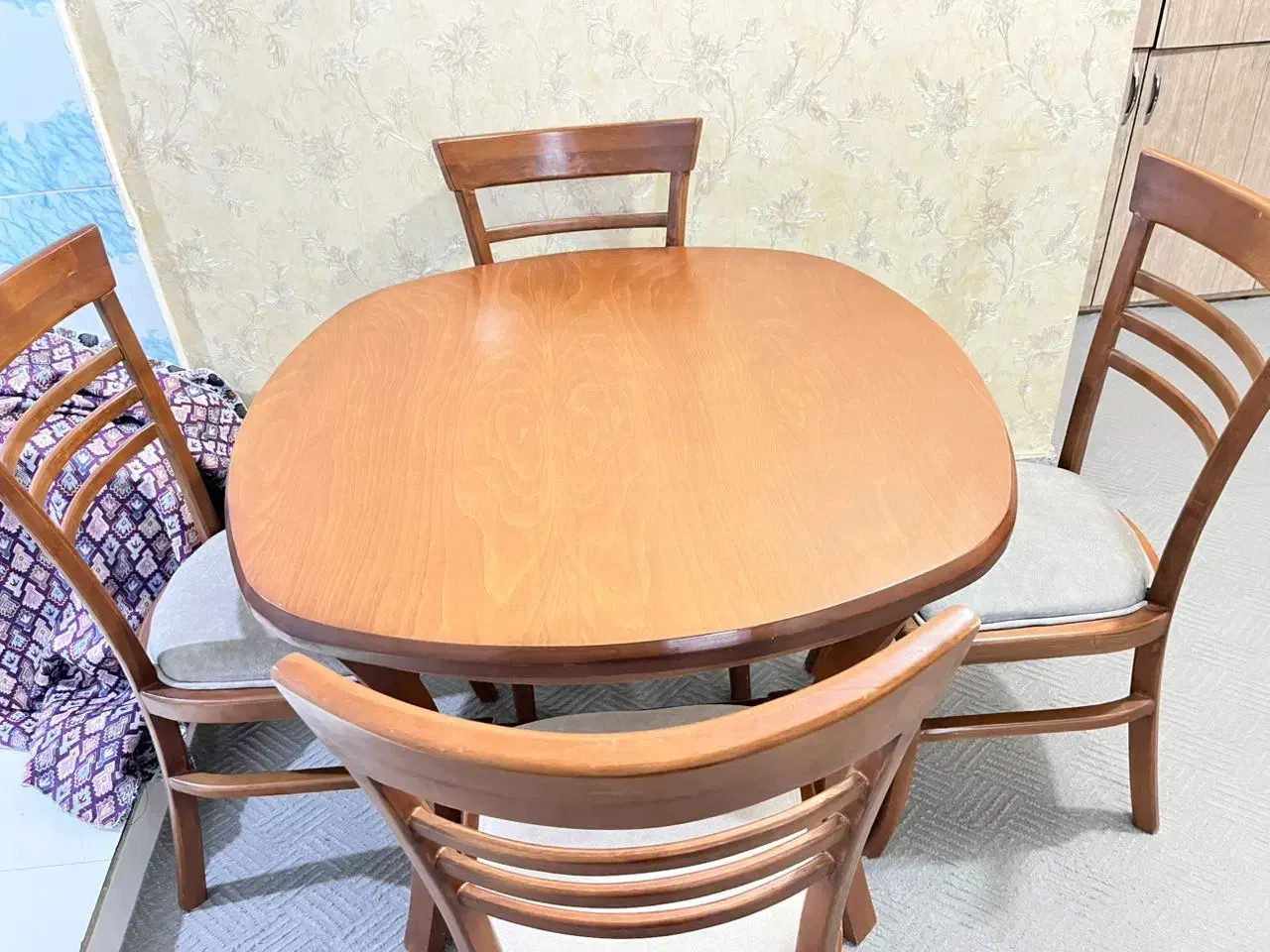 میز نهار خوری چهار نفره|میز و صندلی غذاخوری|خورموج, |دیوار