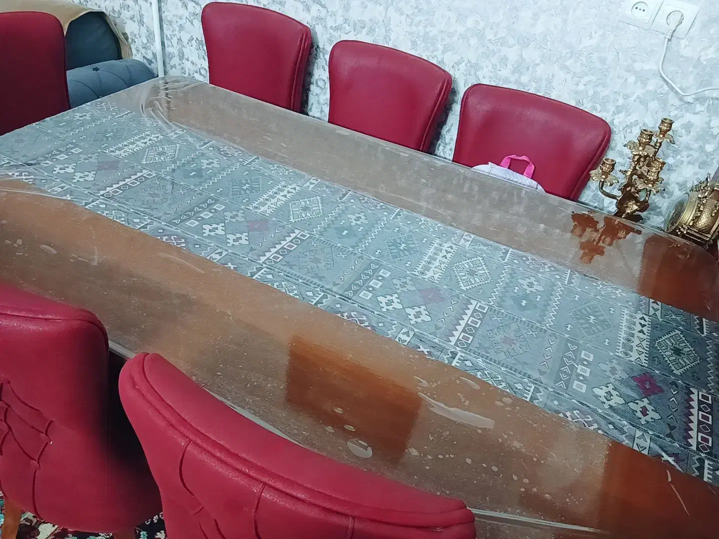 میزناهارخوری تمام چوب ۶ نفره|میز و صندلی غذاخوری|اسلام‌شهر, شهرک امام حسین (میان آباد)|دیوار