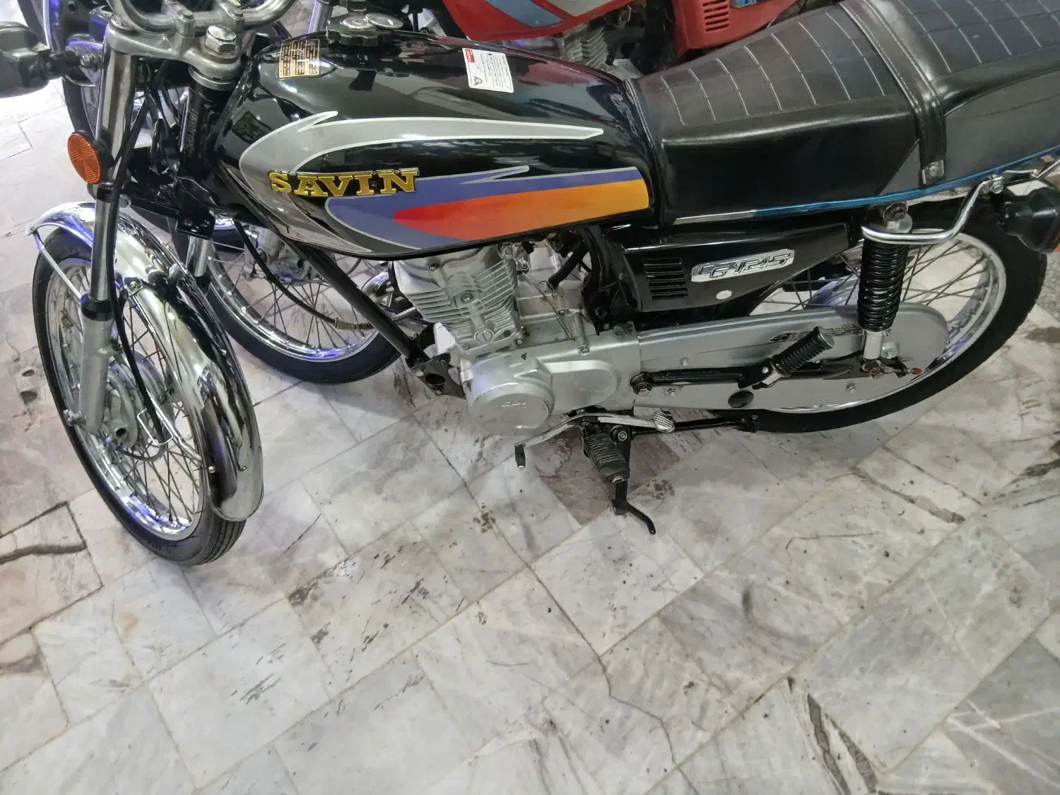 موتور ۹۳ساوین سالم تمیز|موتورسیکلت|قم, شاه ابراهیم|دیوار