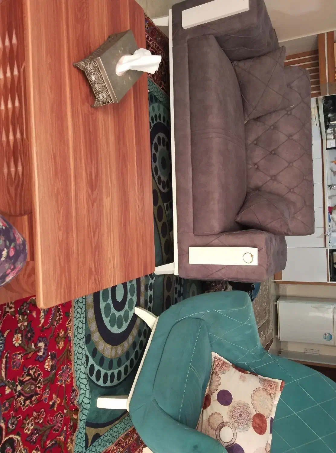 یک دست مبل راحتی نونو|مبلمان خانگی و میز عسلی|اصفهان, ارداجی|دیوار