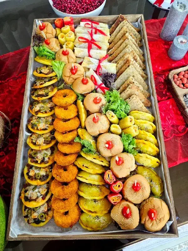 فینگرفود خوشمزه و شیک ویژه مهمانی و تولد|خدمات پذیرایی، مراسم|اصفهان, خانه اصفهان|دیوار