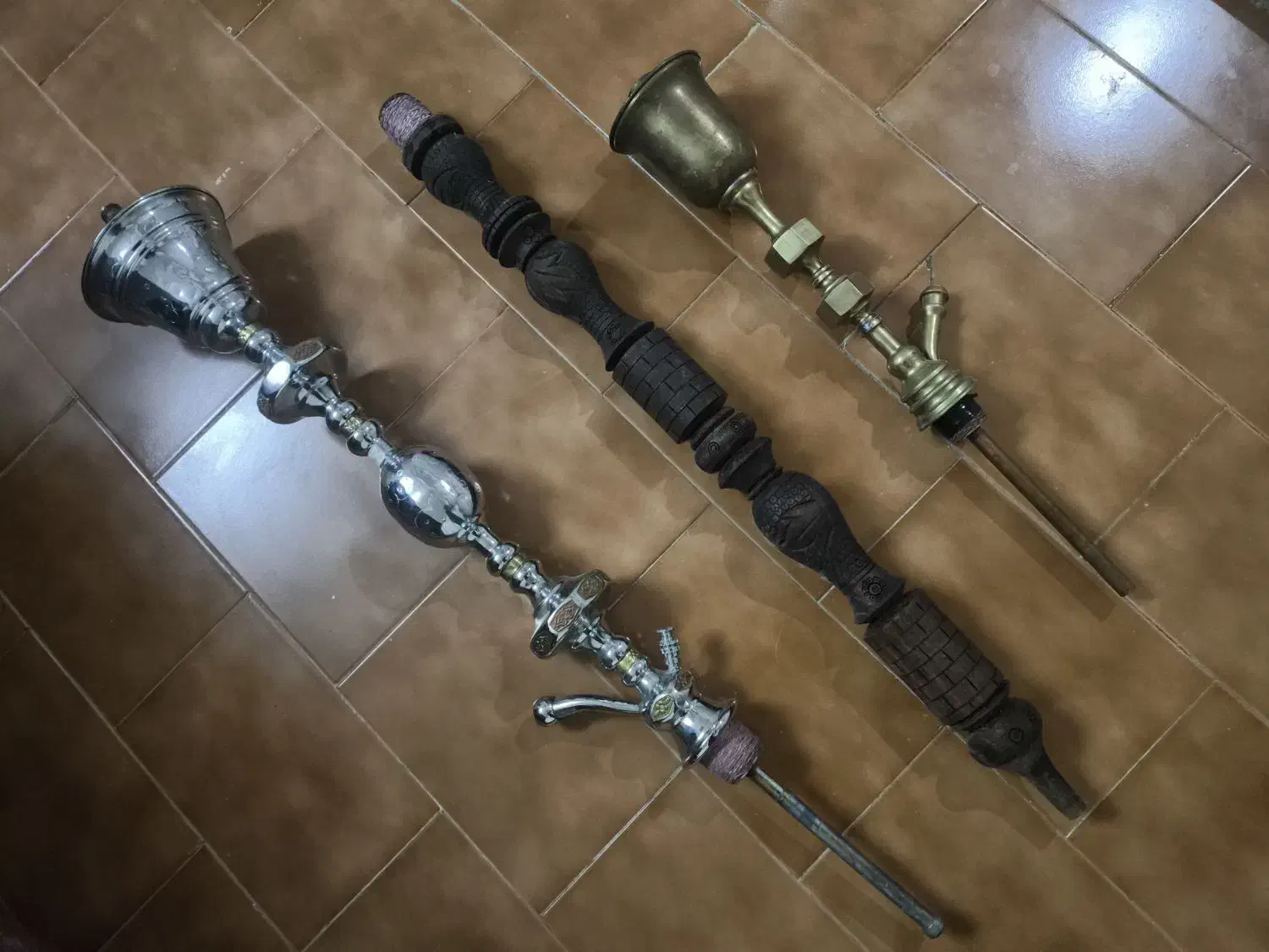 قلیان عربی ، قلیان چوبی ، قلیان برنجی|کلکسیون و سرگرمی|تهران, منیریه|دیوار