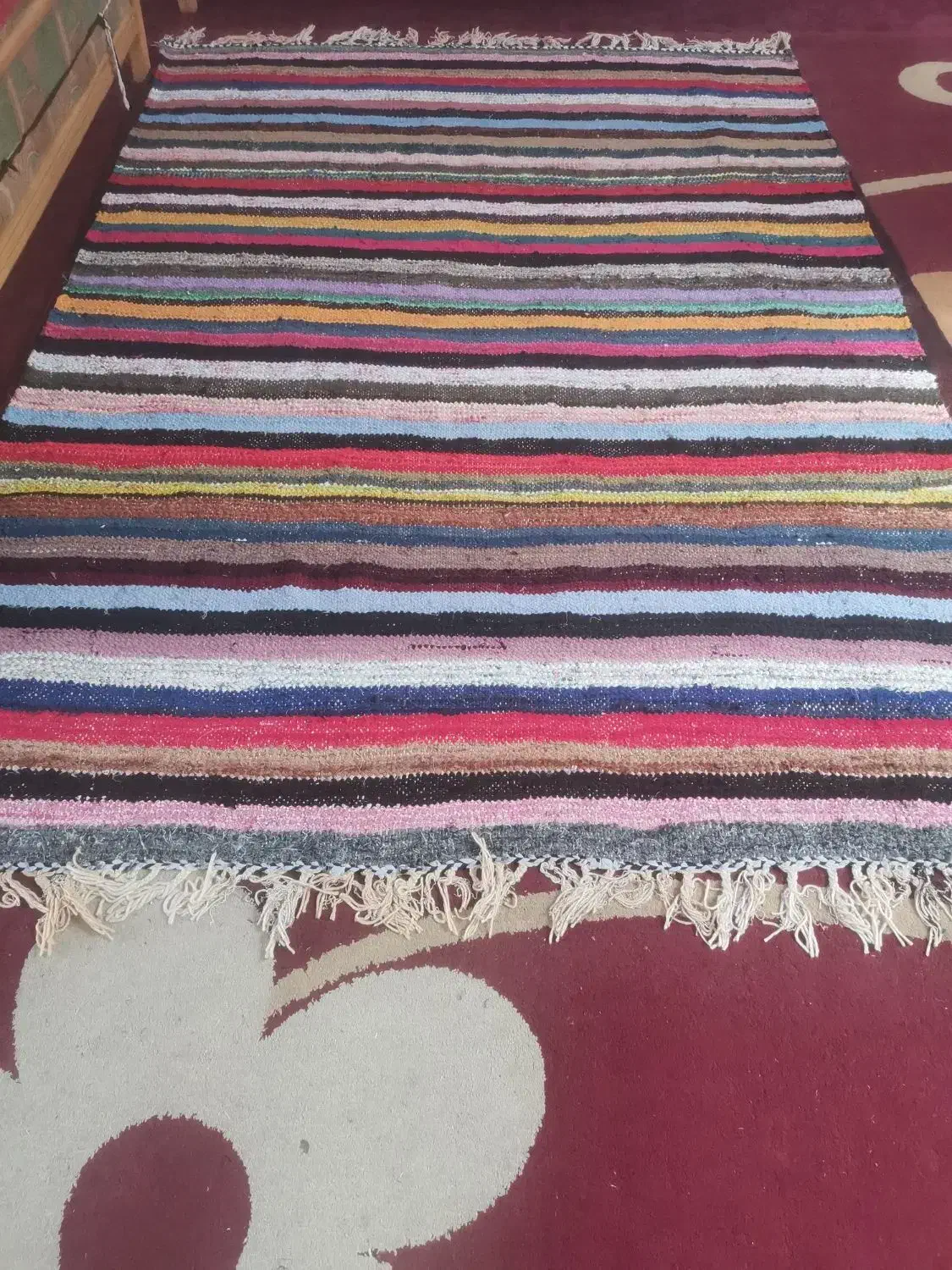 گلیم دستبافت|گلیم، جاجیم، گبه|جهرم, |دیوار