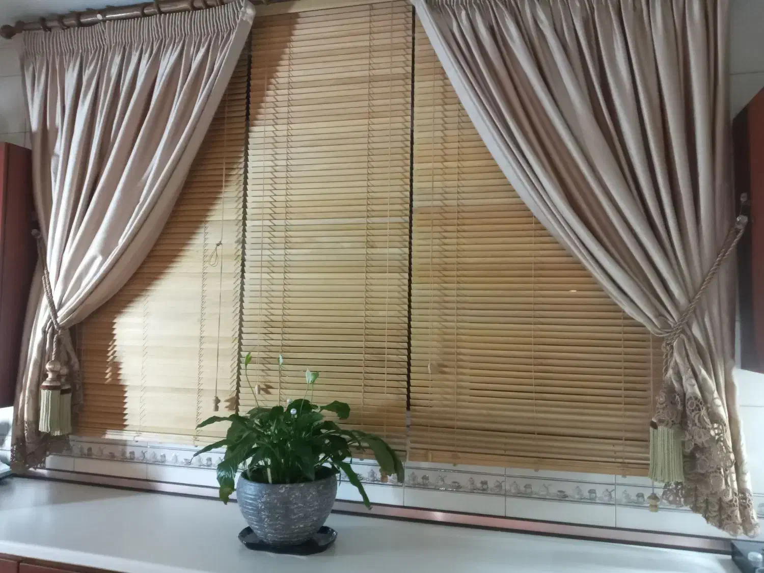 پرده چوبی 2/5 سانت|پرده، رانر، رومیزی|تهران, شهرک غرب|دیوار