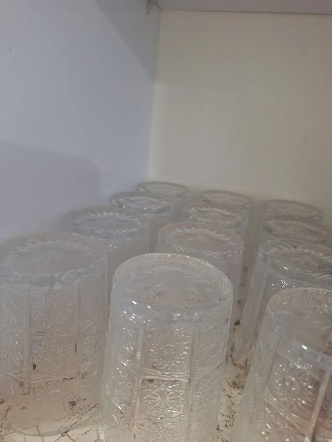 ظروف کریستال خورشیدی اصل|ظروف سرو و پذیرایی|زابل, |دیوار