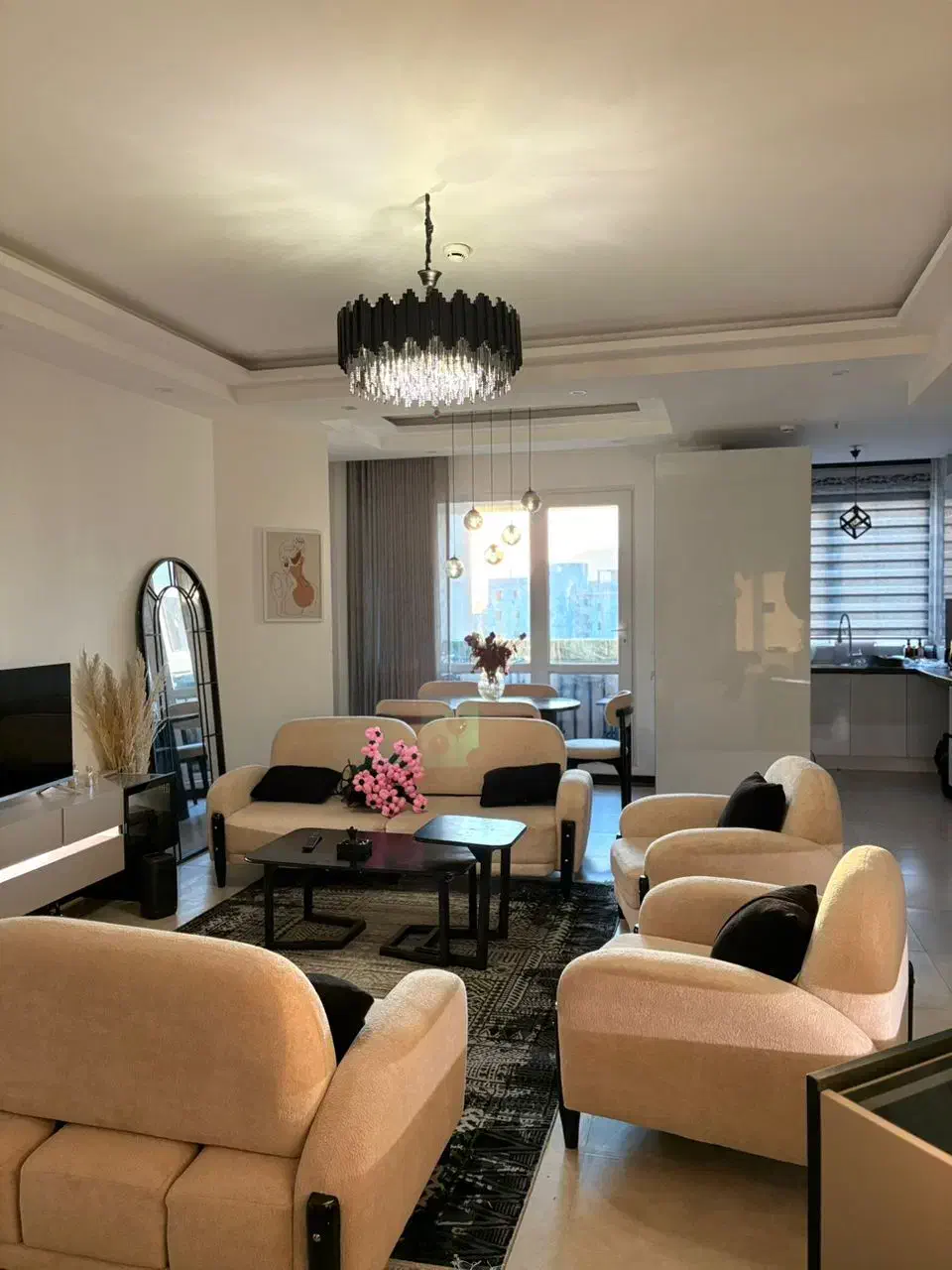 آپارتمان ۱۰۵ متری،ویو ابدی،غرق نور،باشگاه، برج رزت|اجارهٔ آپارتمان|تهران, شهران جنوبی|دیوار