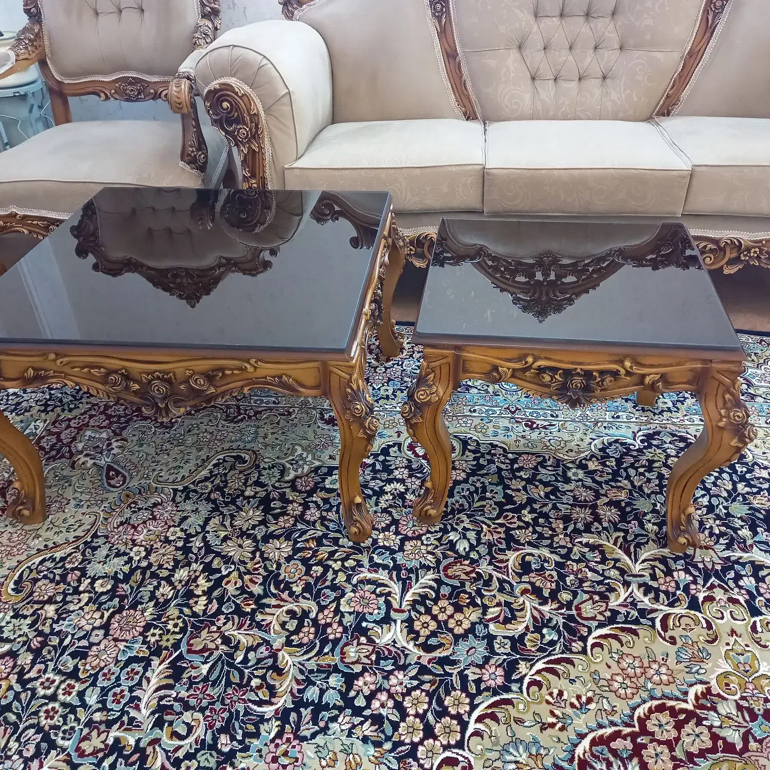 مبل سلطنتی|مبلمان خانگی و میز عسلی|زنجان, |دیوار