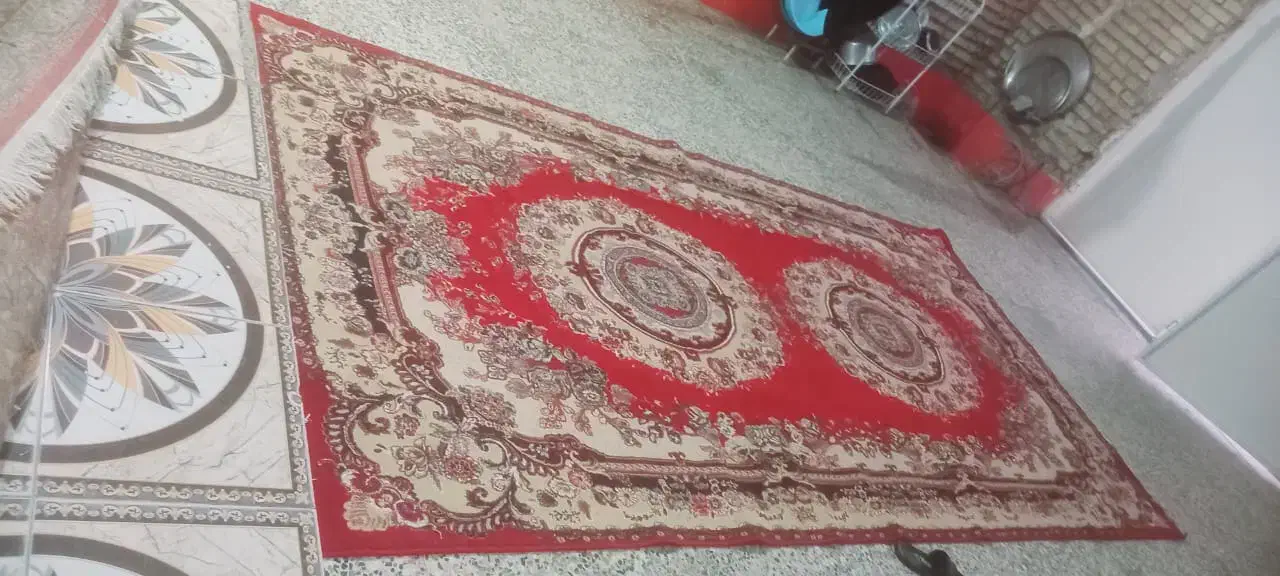 دو عدد فرش 6متری 12 متر|فرش|شوش, |دیوار