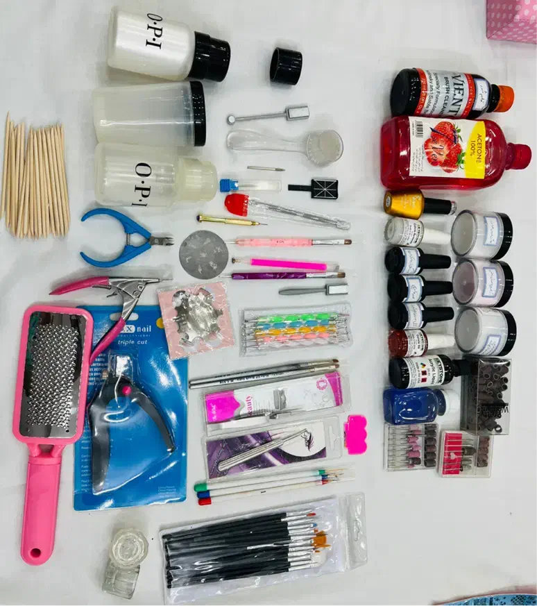 وسایل کامل کاشت ناخن پلمپ|آرایشی، بهداشتی، درمانی|صدرا-فارس, فاز ۱|دیوار