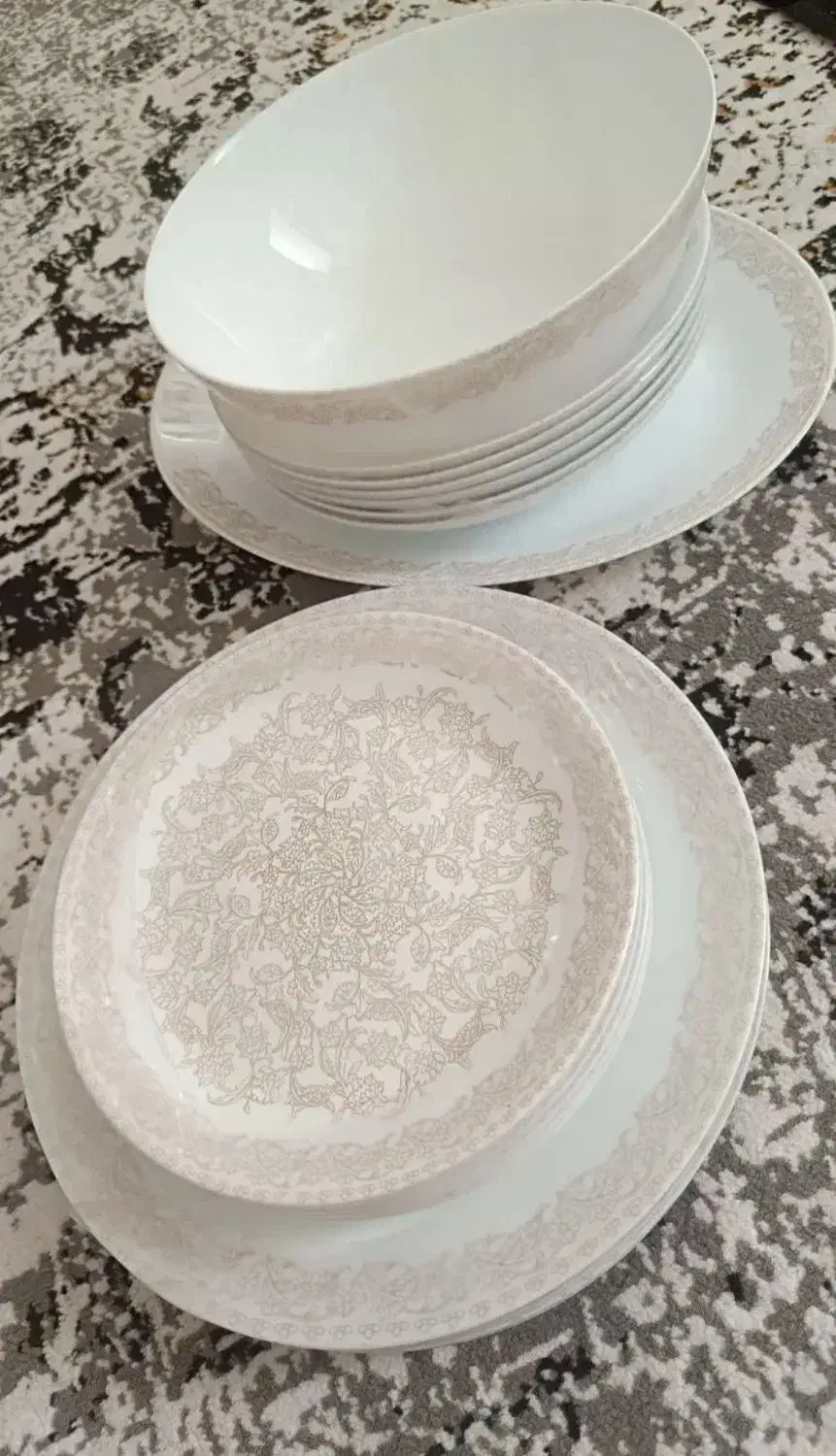 دو دست سرویس آرکوپال پلمپ|ظروف سرو و پذیرایی|بجستان, |دیوار