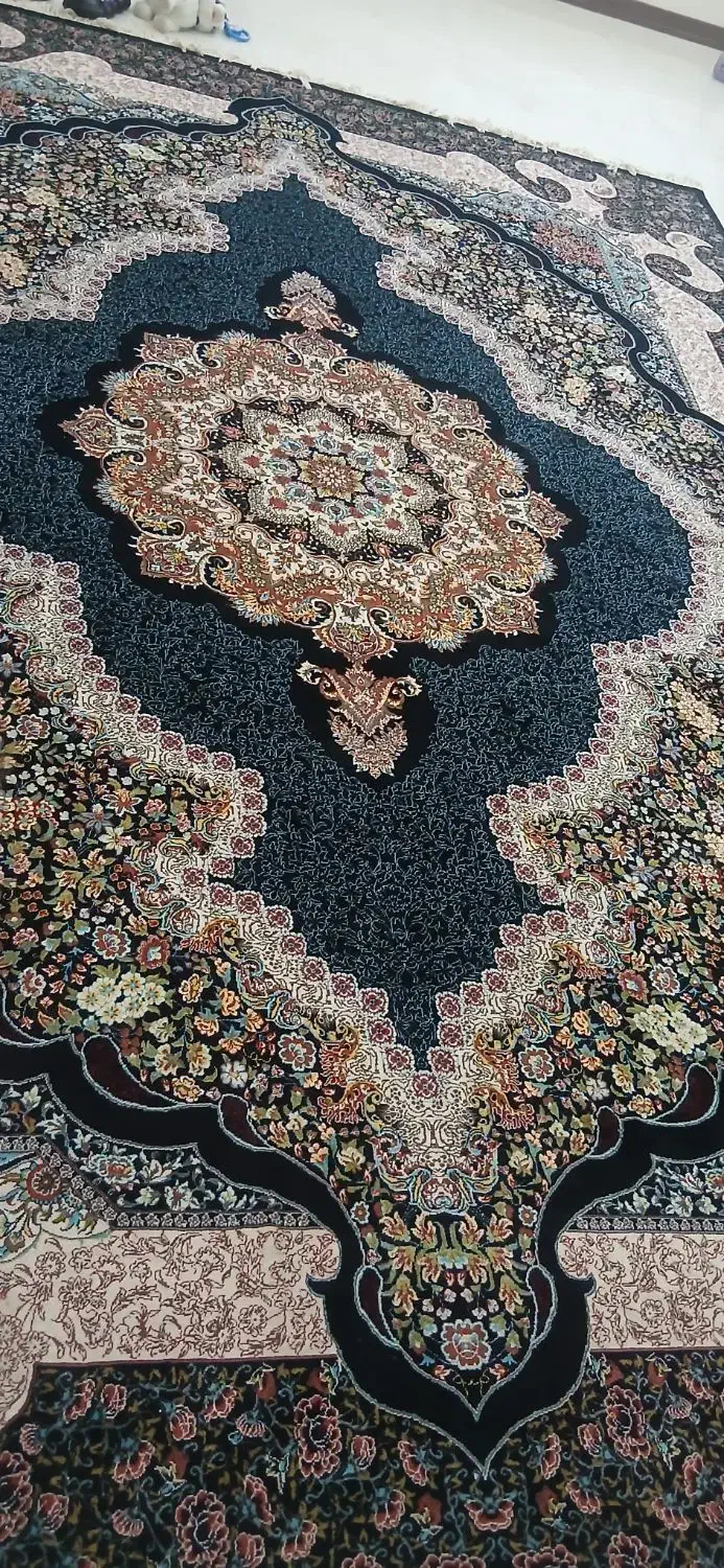 یک تخته فرش ۱۲ متری ۷۰۰شانه تراکم ۲۵۵۰|فرش|اهواز, گلستان|دیوار