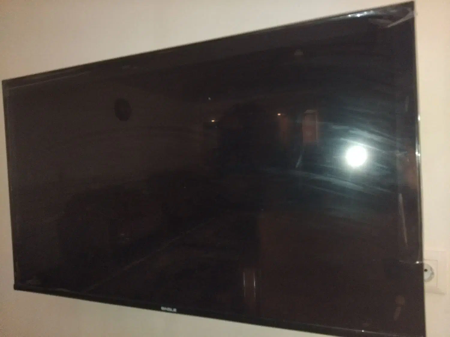 یک عدد تلویزیون مارک سینگل ۴۳ درحد نو|تلویزیون و پروژکتور|سامان, |دیوار