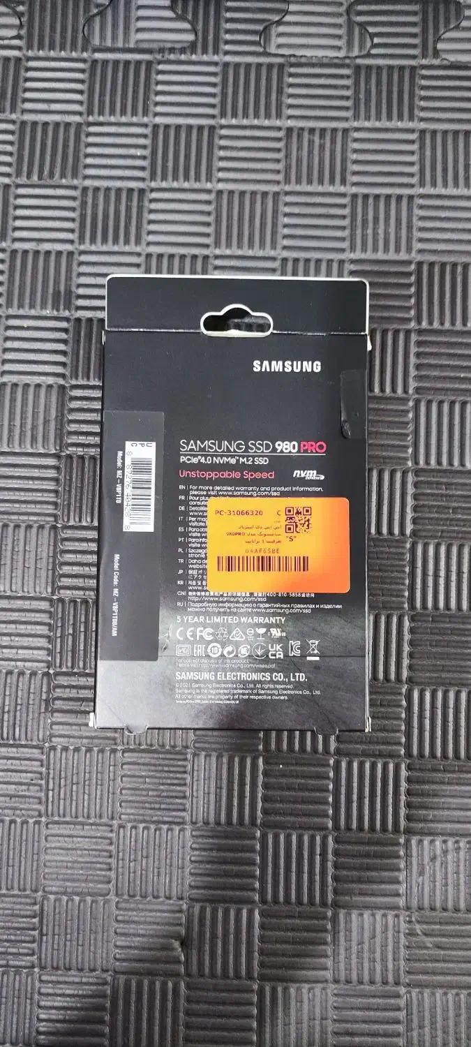 اس اس دی سامسونگ 980PRO با ظرفیت 1 ترابایت|قطعات و لوازم جانبی رایانه|شیراز, تحویلی|دیوار