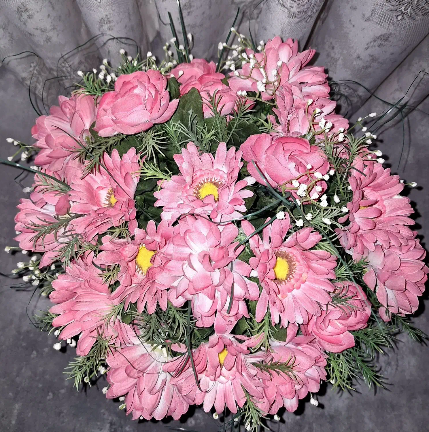 دسته گل مصنوعی رومیزی لاکچری|گل مصنوعی|اندیشه, اندیشه فاز ۴|دیوار