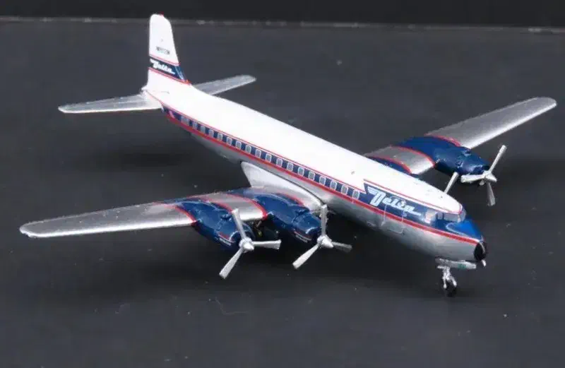 ماکت هواپیما دلتا  DC-6 Delta Air Lines|کلکسیون و سرگرمی|قدس, شهرک دانش|دیوار