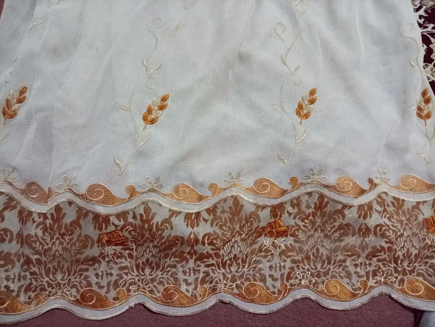 پرده کارکرده|پرده، رانر، رومیزی|تهران, کیانشهر|دیوار