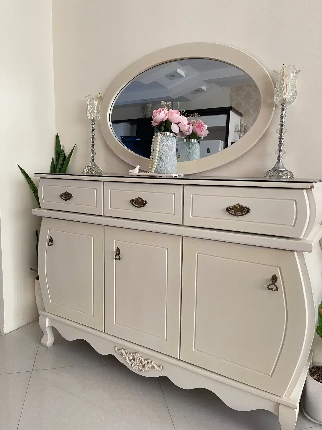 میز نهار خوری ۶ نفره و کنسول|میز و صندلی غذاخوری|مشهد, الهیه|دیوار