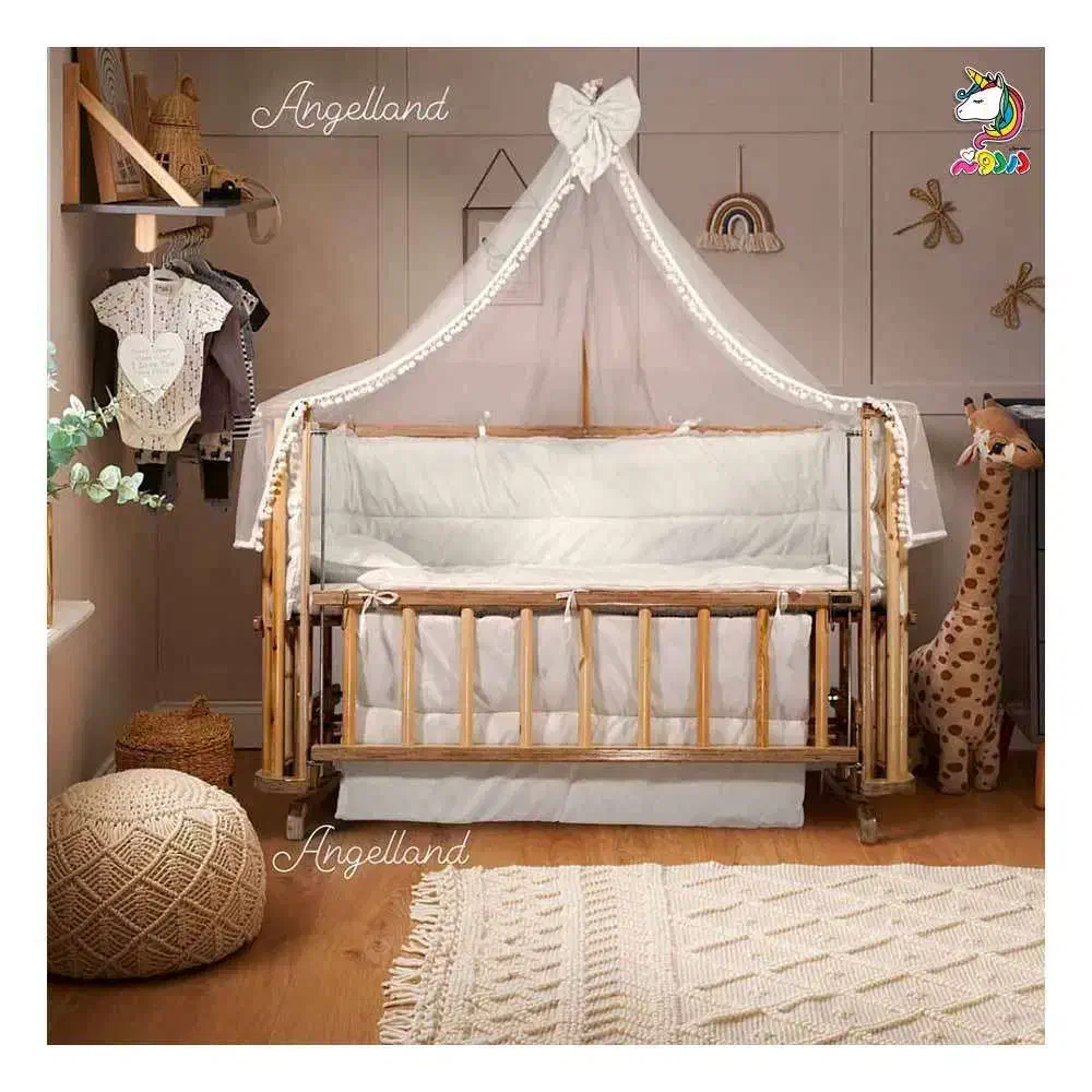 تخت و گهواره کنار مادر خودرنگ پرنسس آنجل لند|تخت و صندلی بچه|شاهین‌شهر, شهرک میلاد|دیوار