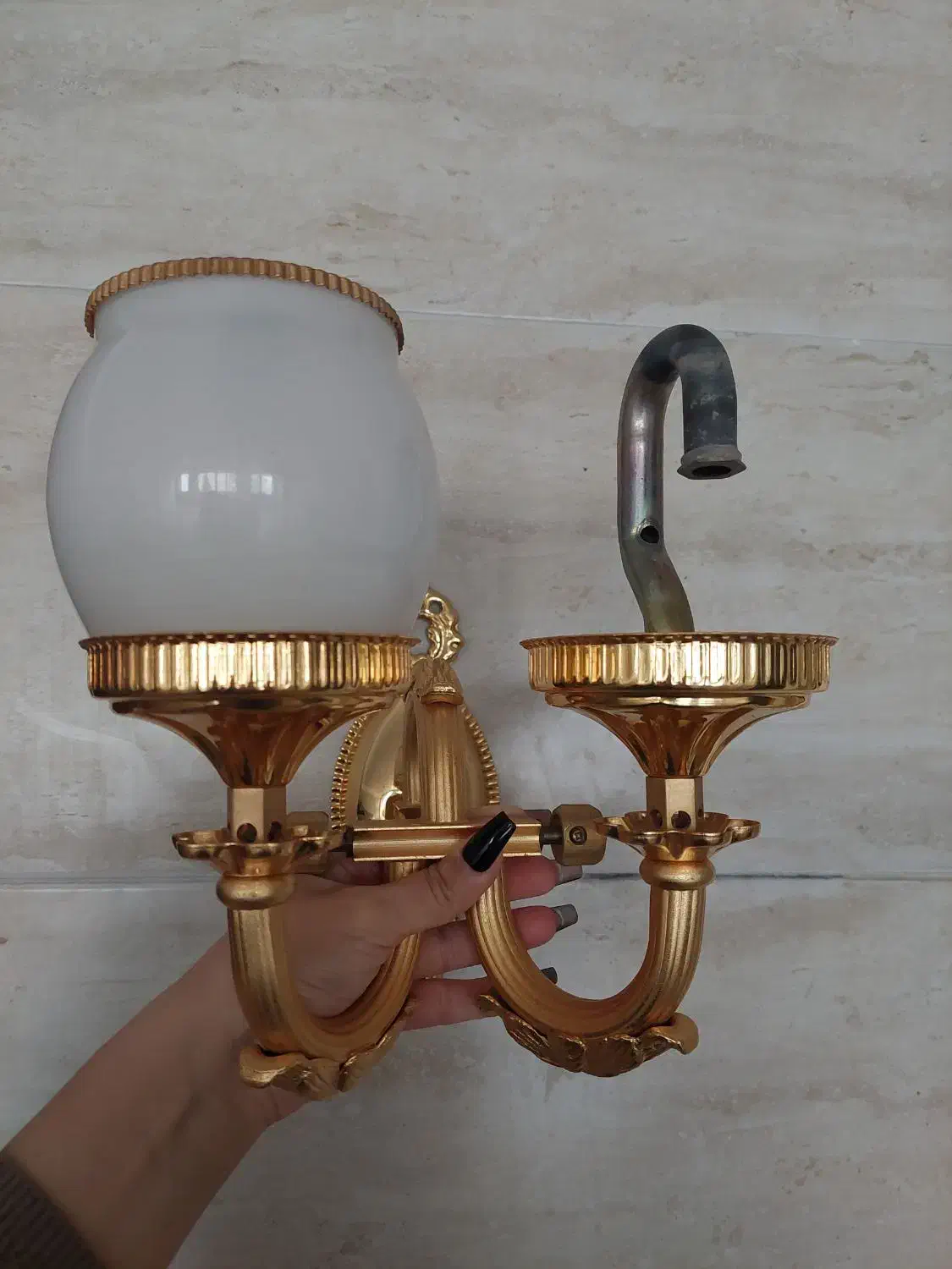 لوستر دیواری آب طلا|لوستر و چراغ آویز|تبریز, |دیوار