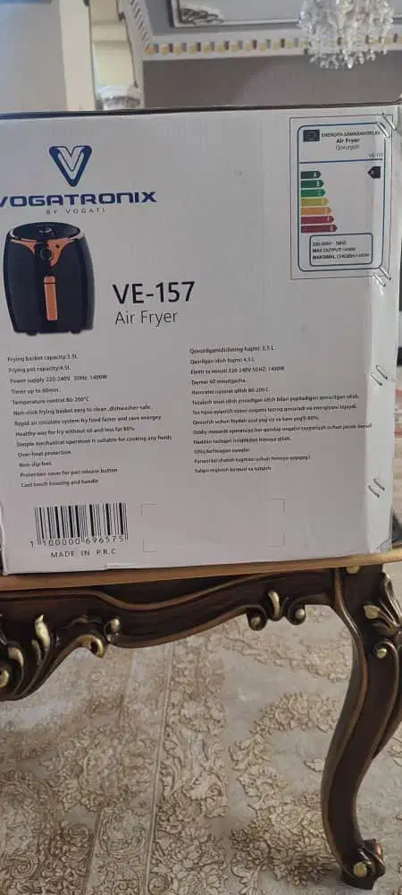 سرخ کن وگاترونیکس بدون روغن|اجاق گاز و لوازم برقی پخت‌وپز|اهواز, کوی آغاجاری|دیوار