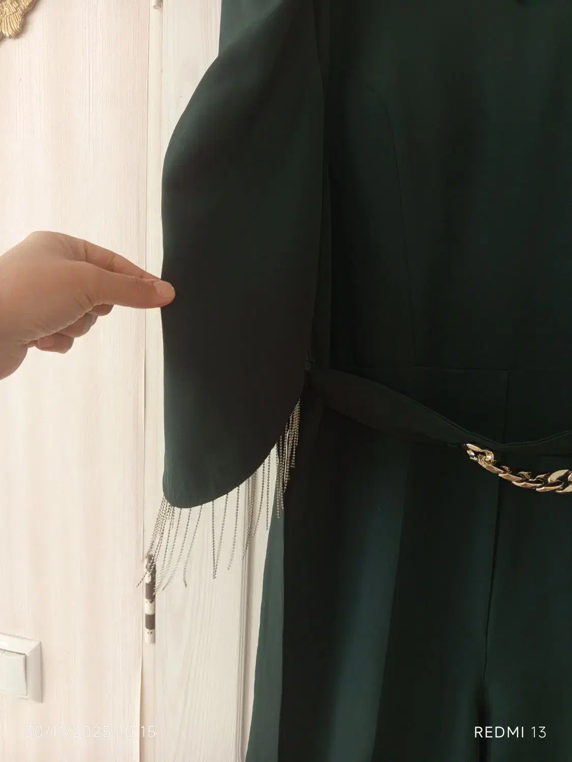 کفتان بلند مخمل کبریتی کمربند دار|لباس|نیشابور, هفده شهریور|دیوار