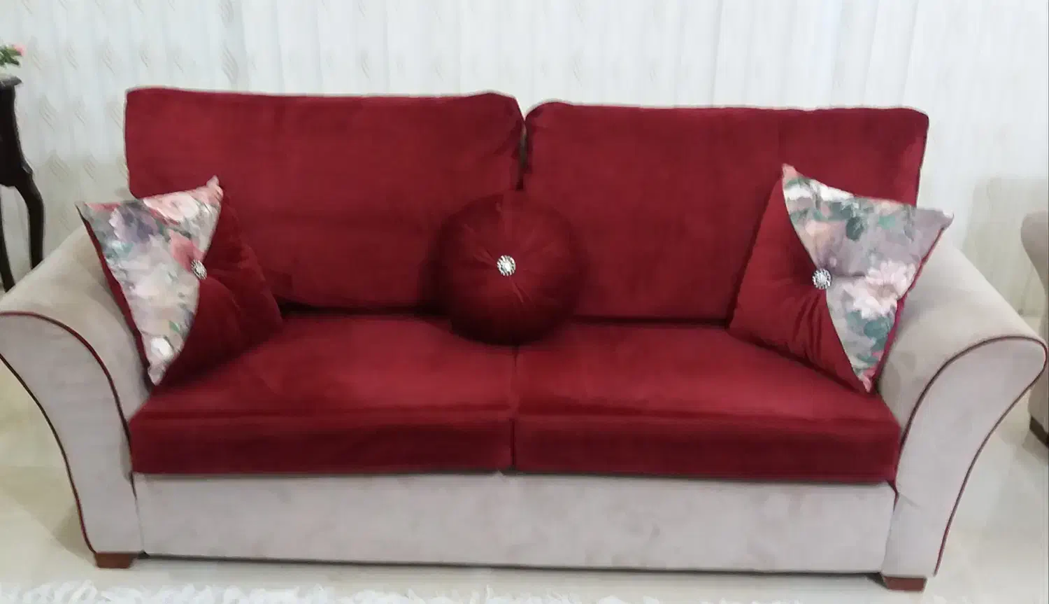 مبل ۷ نفره پارچه ترک دو رو|مبلمان خانگی و میز عسلی|ساری, |دیوار