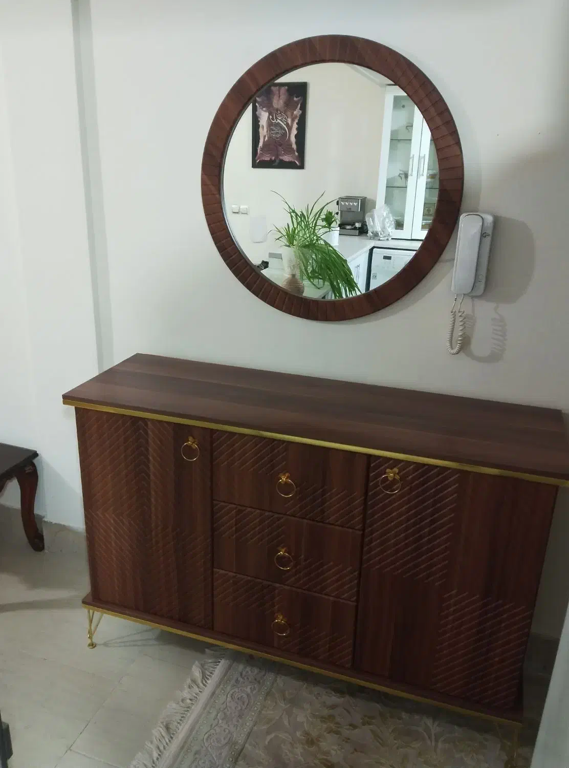 آینه و کنسول|بوفه، ویترین، کنسول|تاکستان, |دیوار