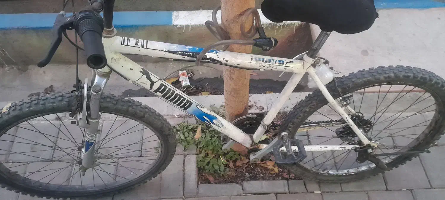 دوچرخه ۲۶ تنه الومنیم puma دنده ای|دوچرخه، اسکیت، اسکوتر|شهریار, شهرک وائین|دیوار