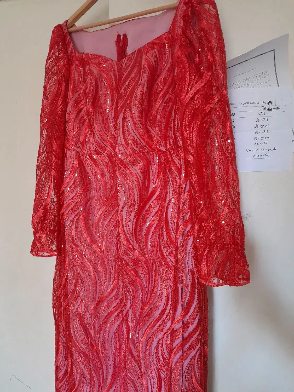 لباس مجلسی نونو۲ تا ماکسی طلایی وگوجه ای|لباس|اندیشه, شهرک صدف|دیوار