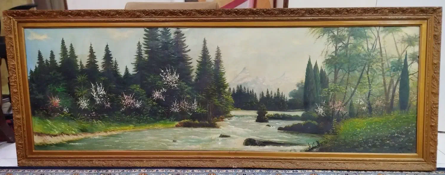 تابلو آنتیک رنگ روغن|تابلو، نقاشی، عکس|کرج, حسن آباد|دیوار