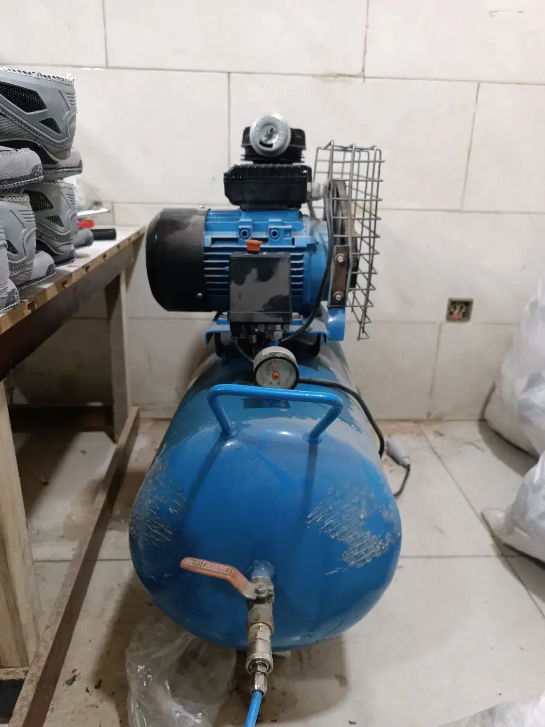 پمپ باد نو نو ۸۰لیتری|ابزارآلات|تهران, شهرک ابوذر|دیوار