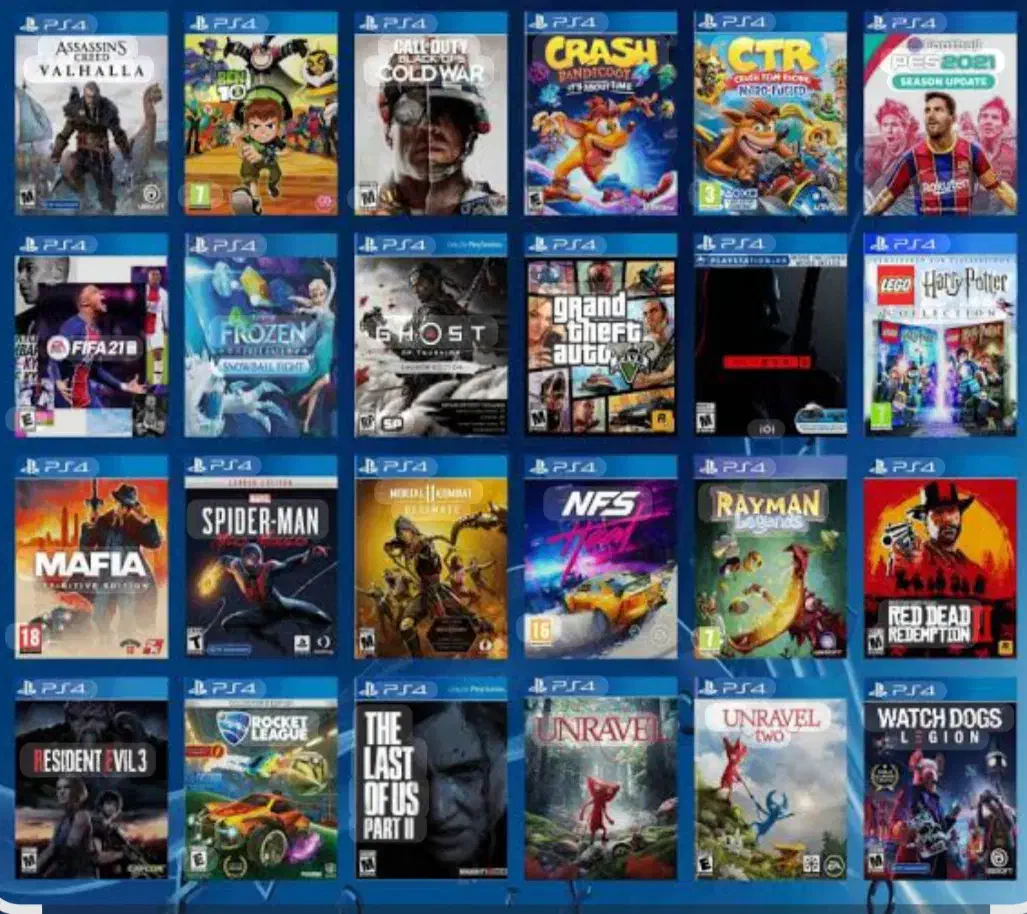 اکانت های ظرفیتی پلی۴|کنسول، بازی ویدئویی و آنلاین|خرمشهر, |دیوار