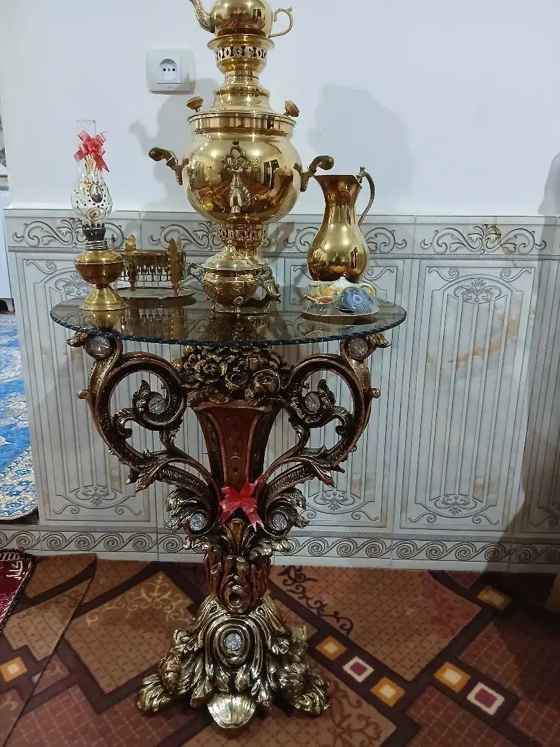 میز سماور|سماور، چای‌ساز، قهوه‌ساز|بناب, |دیوار