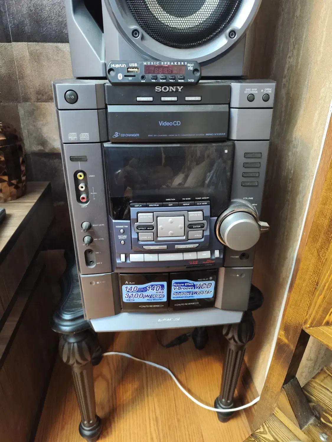 پخش سونی vx-555|سیستم صوتی خانگی|گرگان, |دیوار