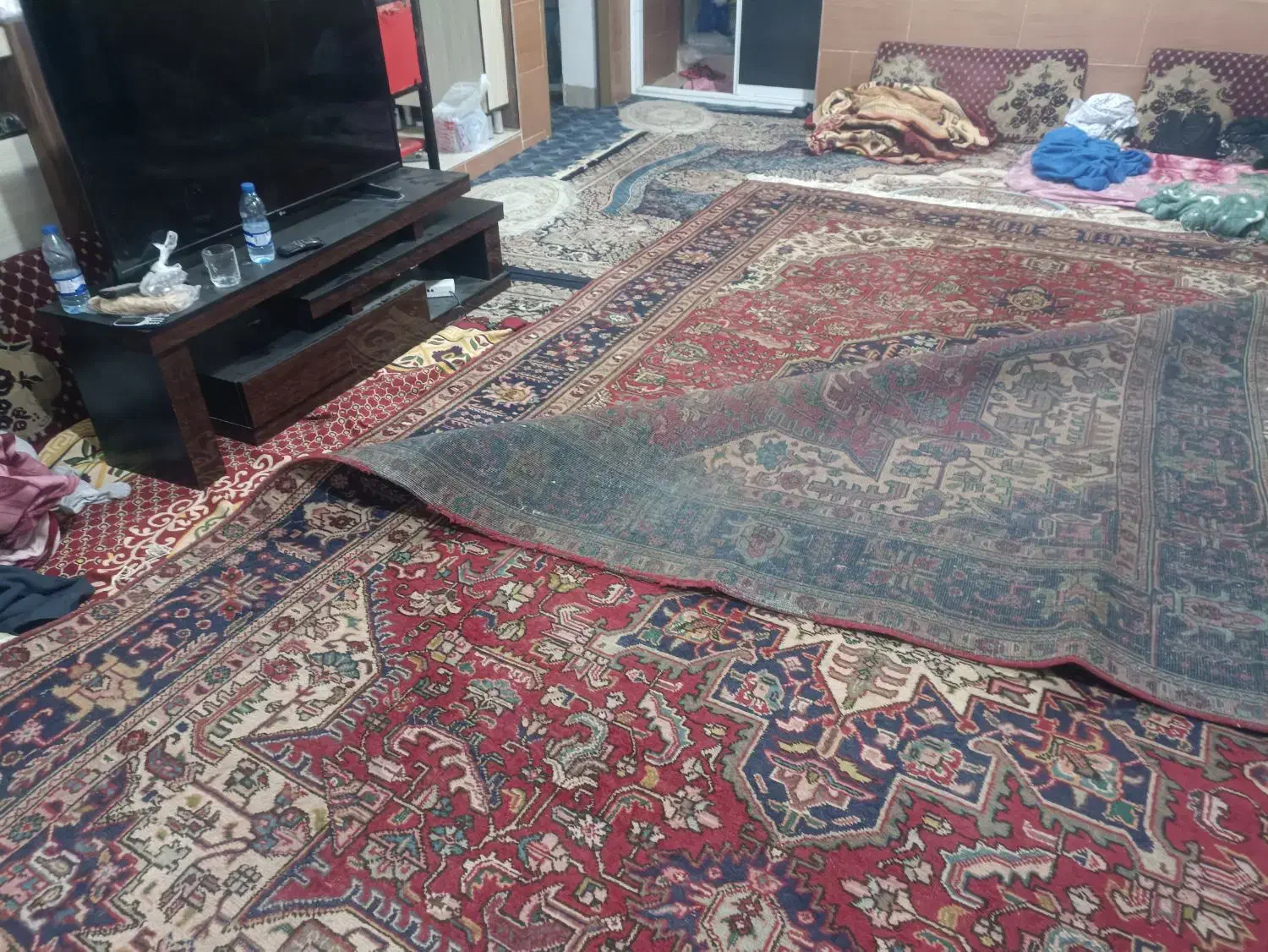 قالی دست باف ایرانی تبریز|فرش|شیراز, انجیره|دیوار