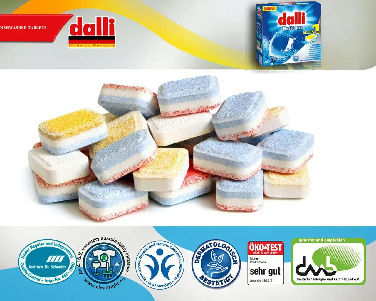 قرص ظرفشویی آلمانی ۲۸عددی|مواد شوینده و دستمال کاغذی|تهران, ایرانشهر|دیوار