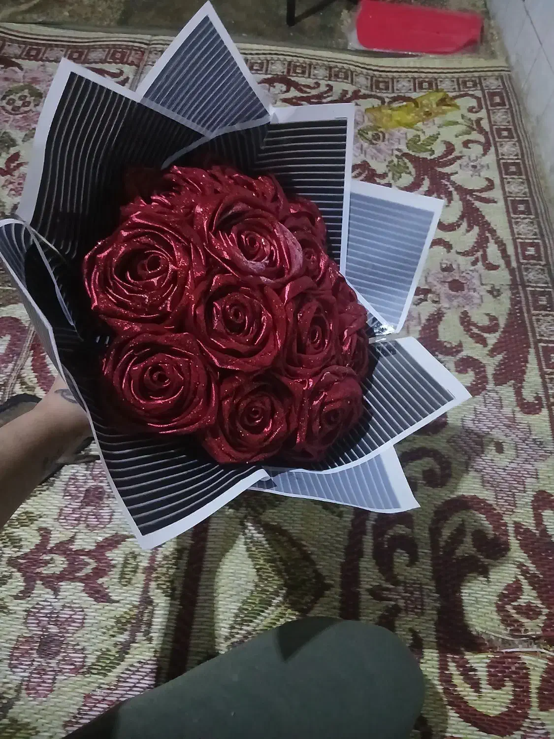 گل روبانی|گل مصنوعی|یاسوج, |دیوار