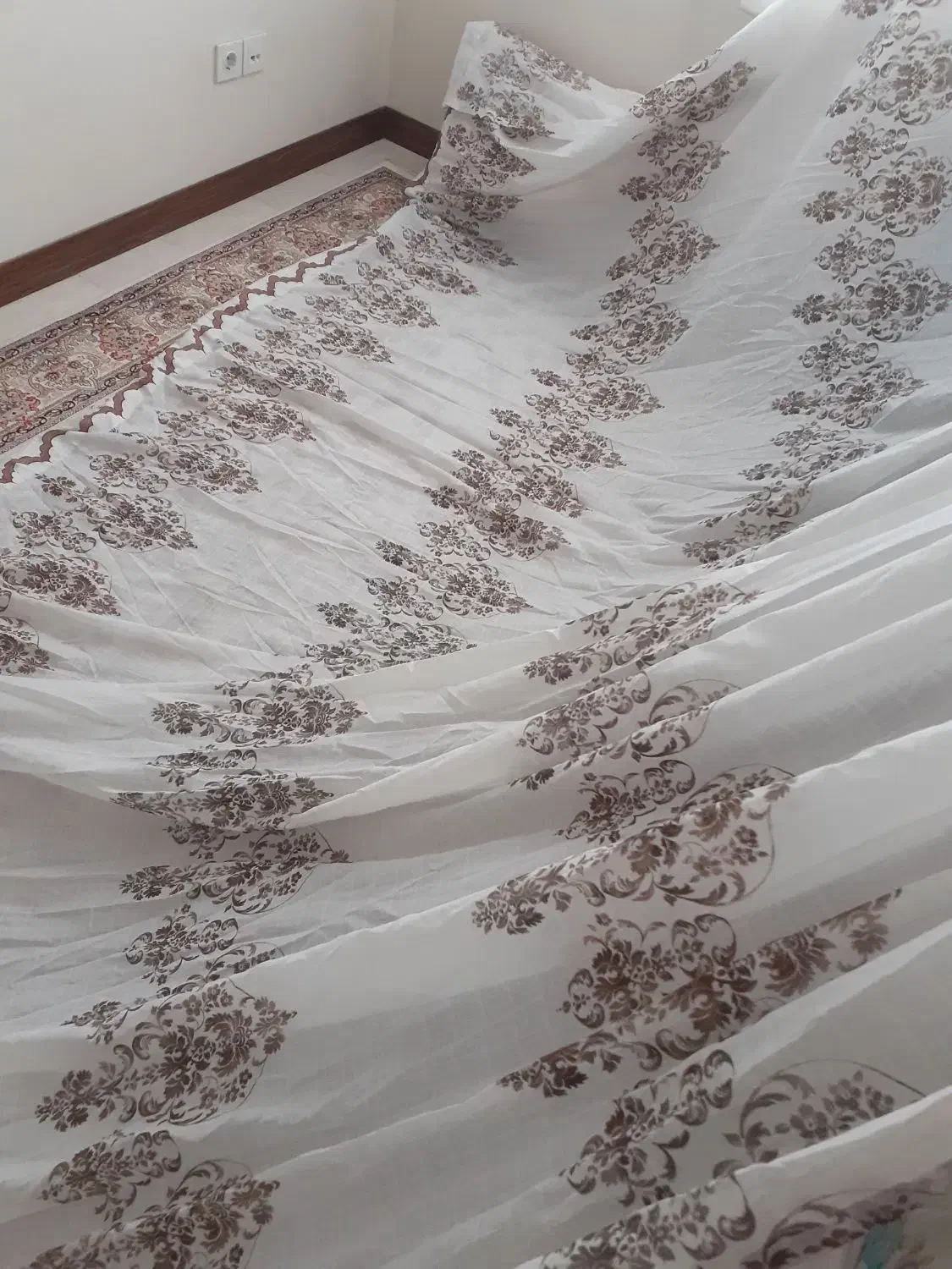 پرده پذیرایی|پرده، رانر، رومیزی|تهران, والفجر (افسریه)|دیوار