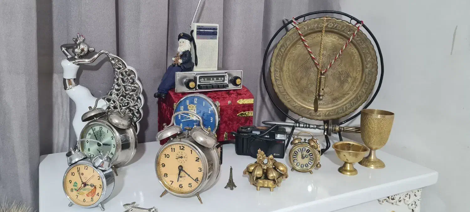 لوازم قدیمی آتیشه وبکر|کلکسیون اشیاء عتیقه|نهاوند, |دیوار