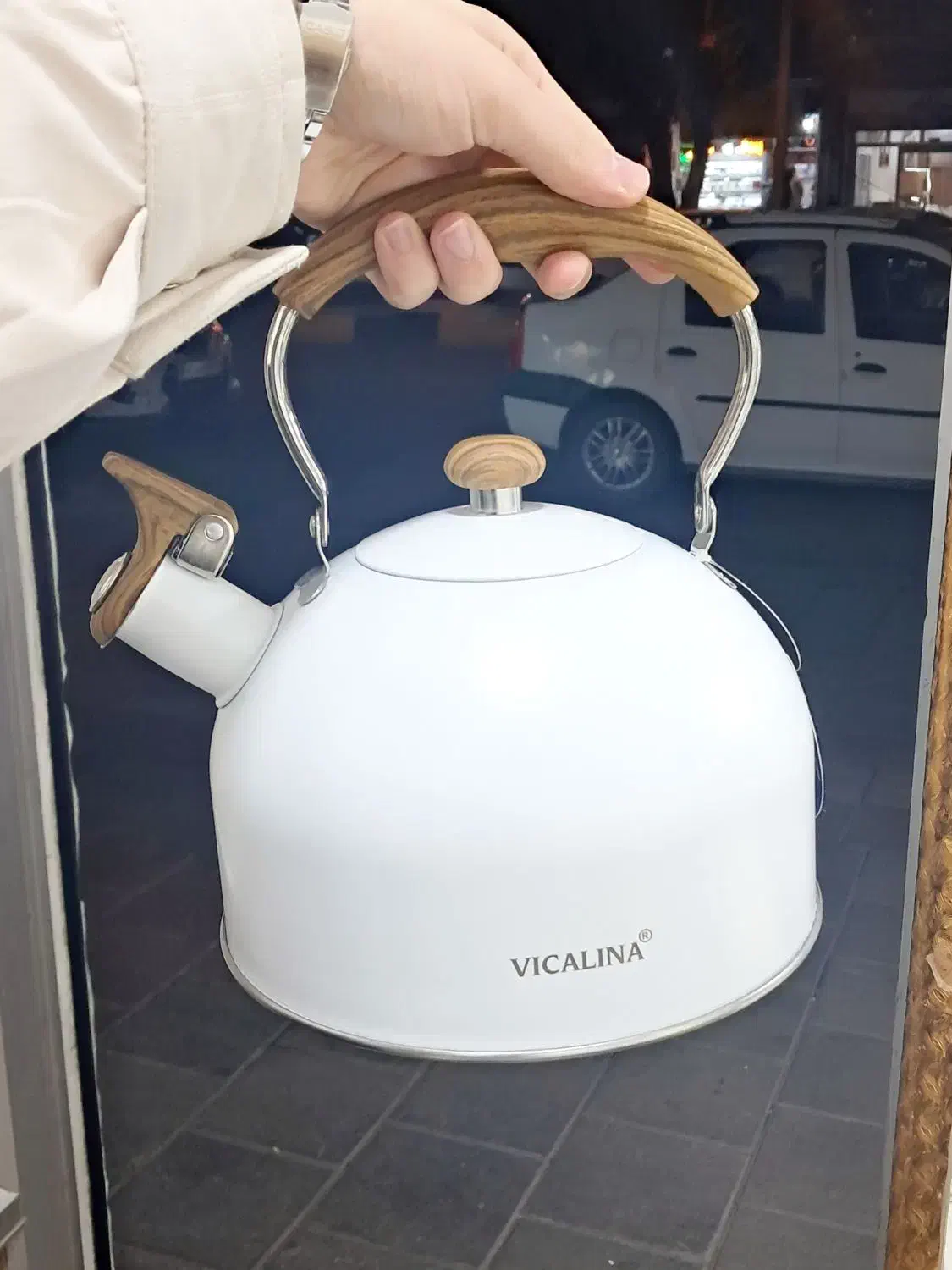 کتری لعابی محصول کشور ترکیه|قوری، کتری، قهوهساز دستی|قره ضیاالدین, |دیوار