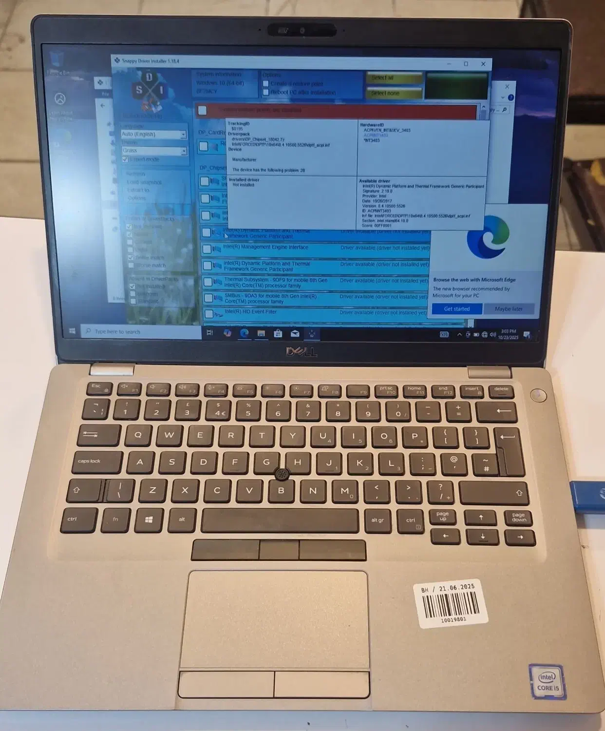 لپ تاپ dell 5410 i5نسل ۸ هشت هسته ای خیلی باریک|رایانه همراه|اهواز, زیتون کارمندی|دیوار