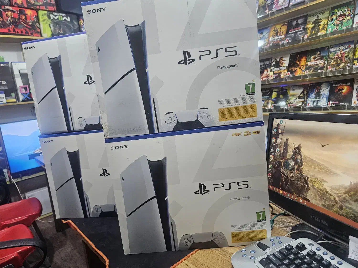 فروش کنسول ps5 slim standard|کنسول، بازی ویدئویی و آنلاین|ایلام, |دیوار
