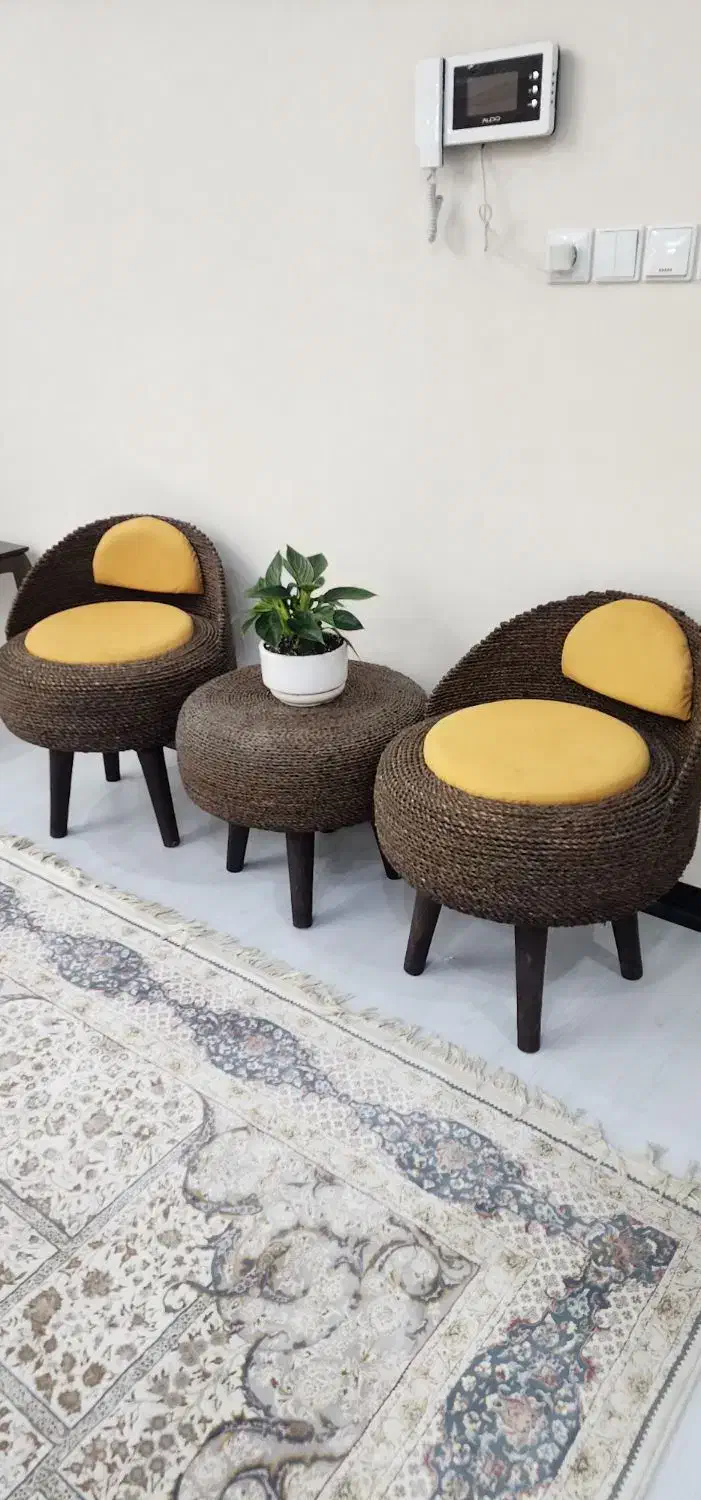 ست حصیری کاملا نو|صندلی و نیمکت|بندر ماهشهر, |دیوار