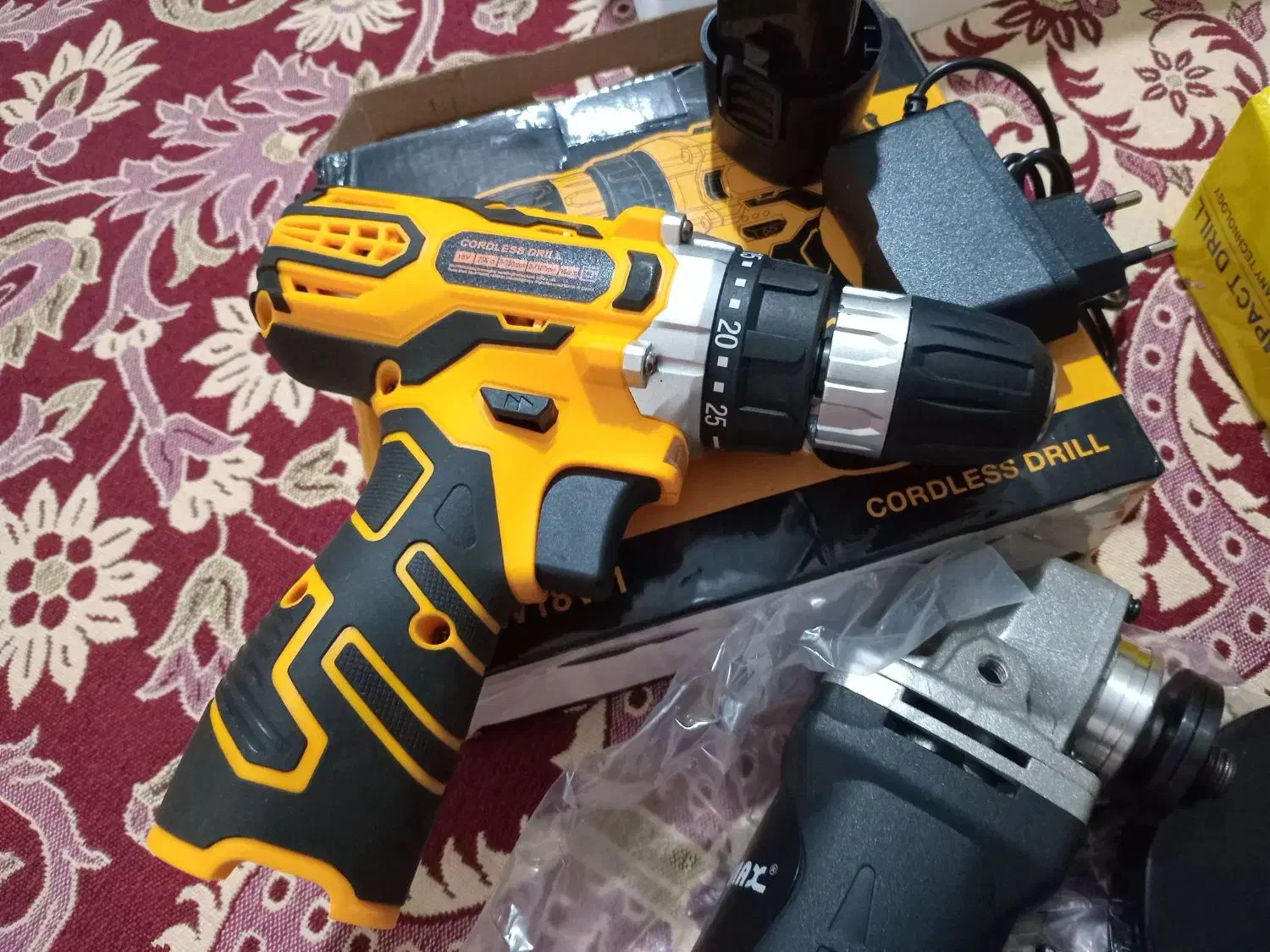 مینی فرز دریل شارژی|ابزارآلات|باسمنج, |دیوار