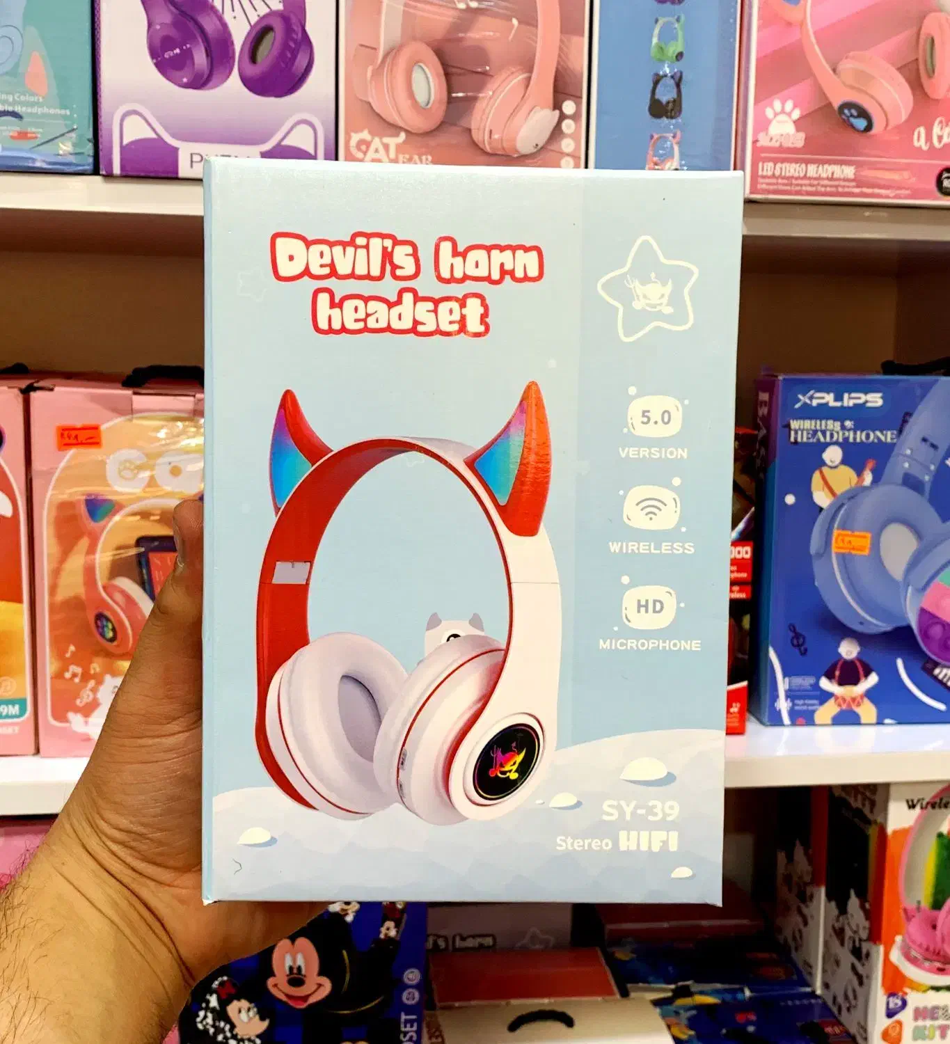 هدفون گربه ای بلوتوثی اورجینال مدل SY39|لوازم جانبی موبایل و تبلت|کرج, گوهردشت|دیوار