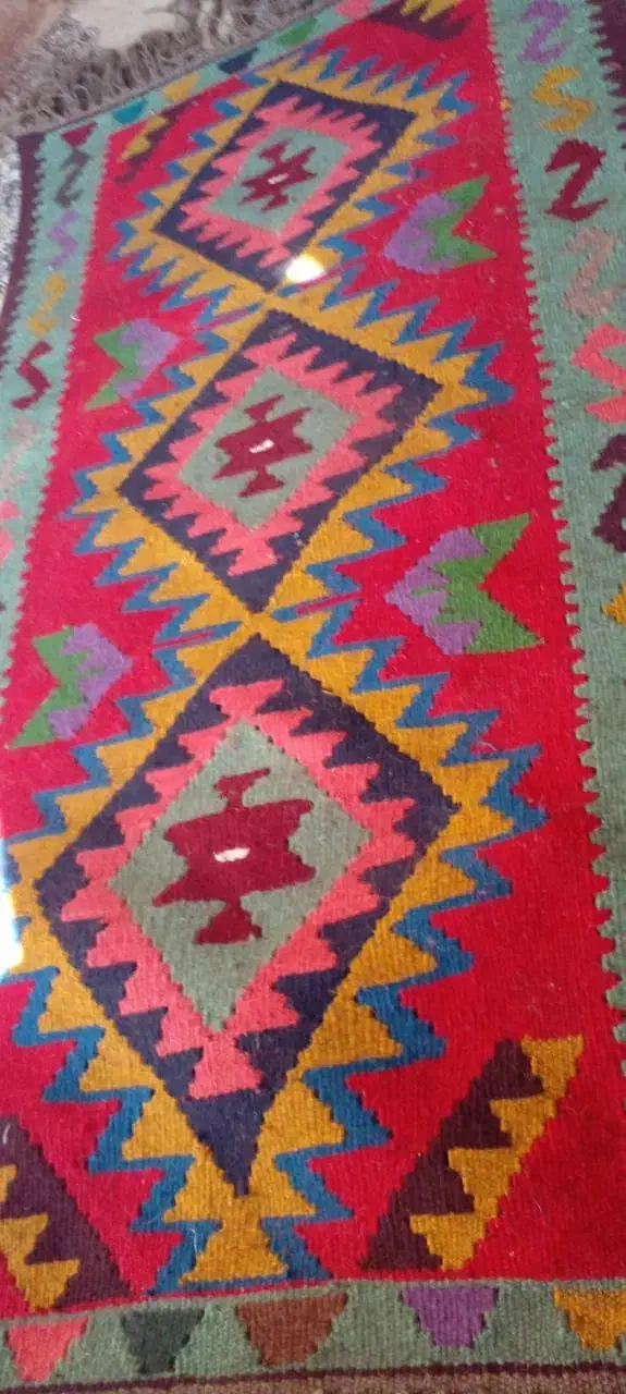 گلیم دستباف|گلیم، جاجیم، گبه|اصفهان, نقش جهان|دیوار