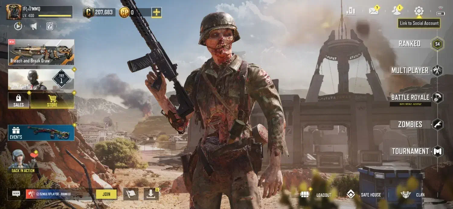 ندای وظیفه اکانت کالاف دیوتی موبایل|کنسول، بازی ویدئویی و آنلاین|تهران, زعفرانیه|دیوار