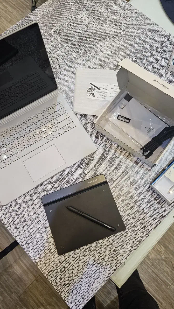 قلم نوری xp.pen star G640|قطعات و لوازم جانبی رایانه|جوانرود, |دیوار