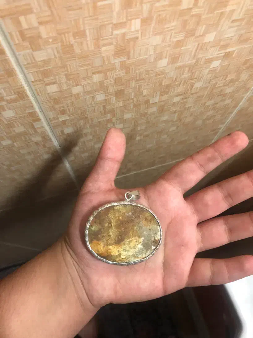 پلاک ۵۰ گرمی فیروزه نیشابوری با رکاب پلاک|جواهرات|سیرجان, |دیوار